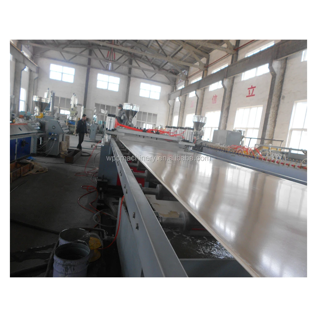 Wpc Crust Foam Board Machine PVC WPC Crust Foam Board Panel Production Extrusion Machine Plant