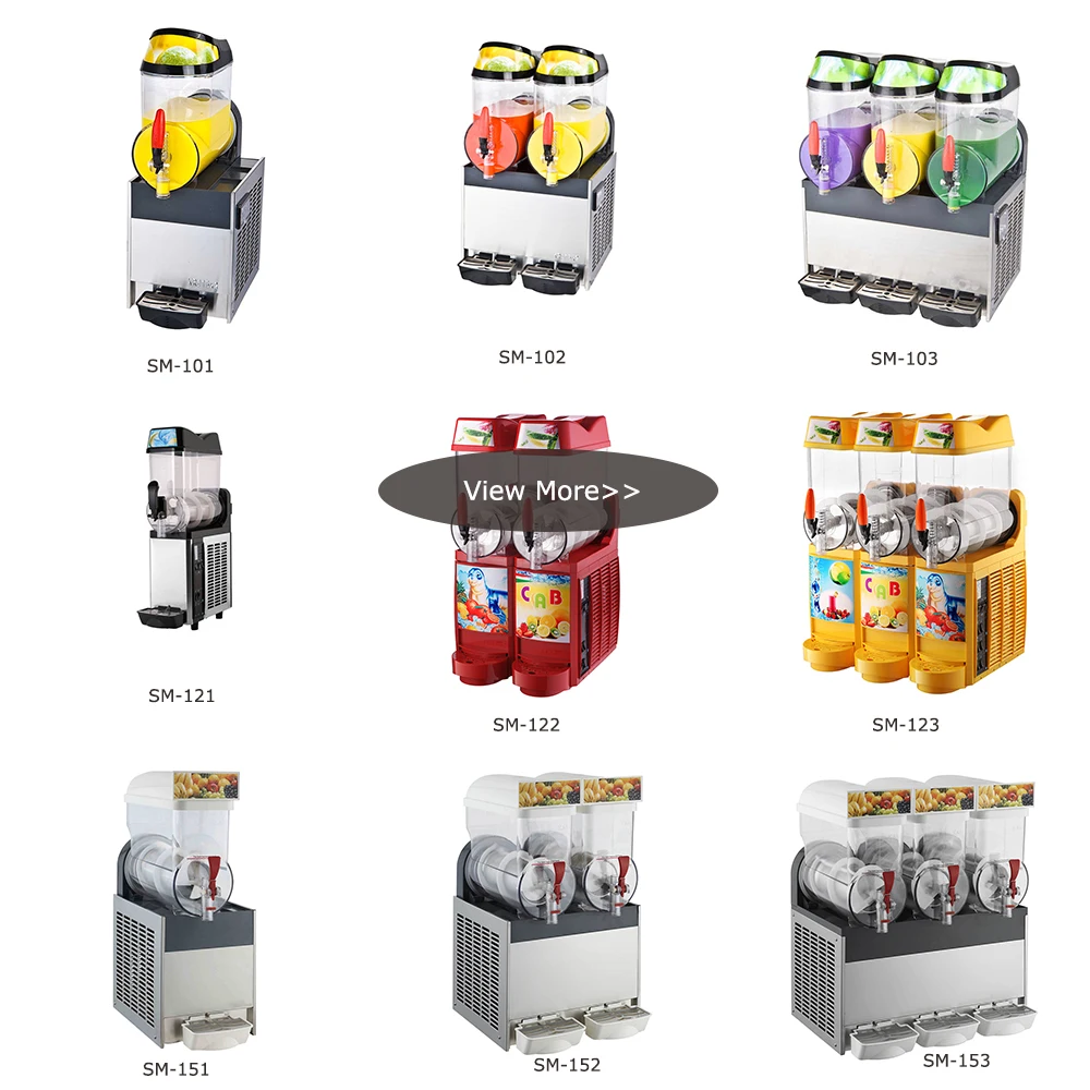 Commercial Electric Automatic Cold Slush Machine Slushy Machine Slush Ice Machine