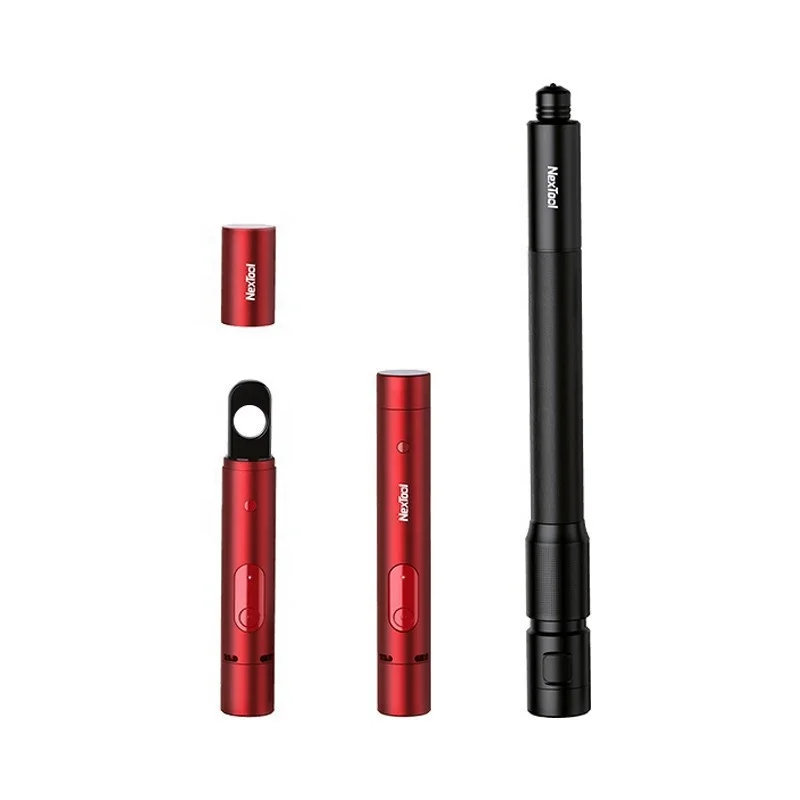 Фонарик Nextool с молнией и дугой для самообороны звуковой свет сигнализация безопасность выживание многофункциональный