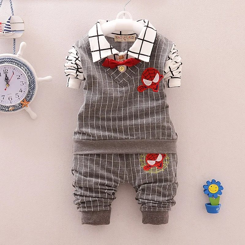 2017 Spring Outdoor Product Branded Children Stripe Clothing Set Stock Lot