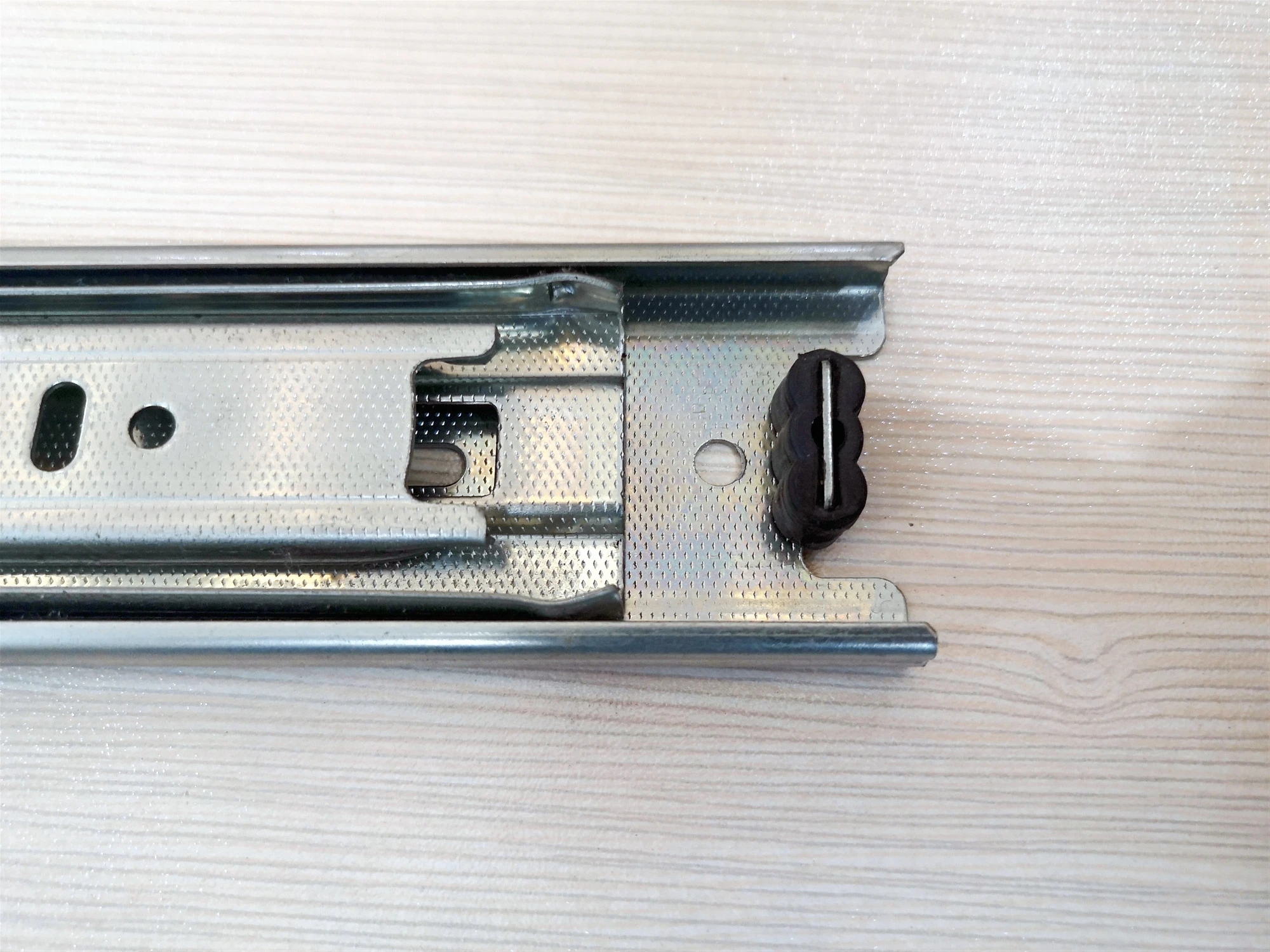 Furniture fitting hardware drawer slide office building material 3 fold full extension ball bearing building construction