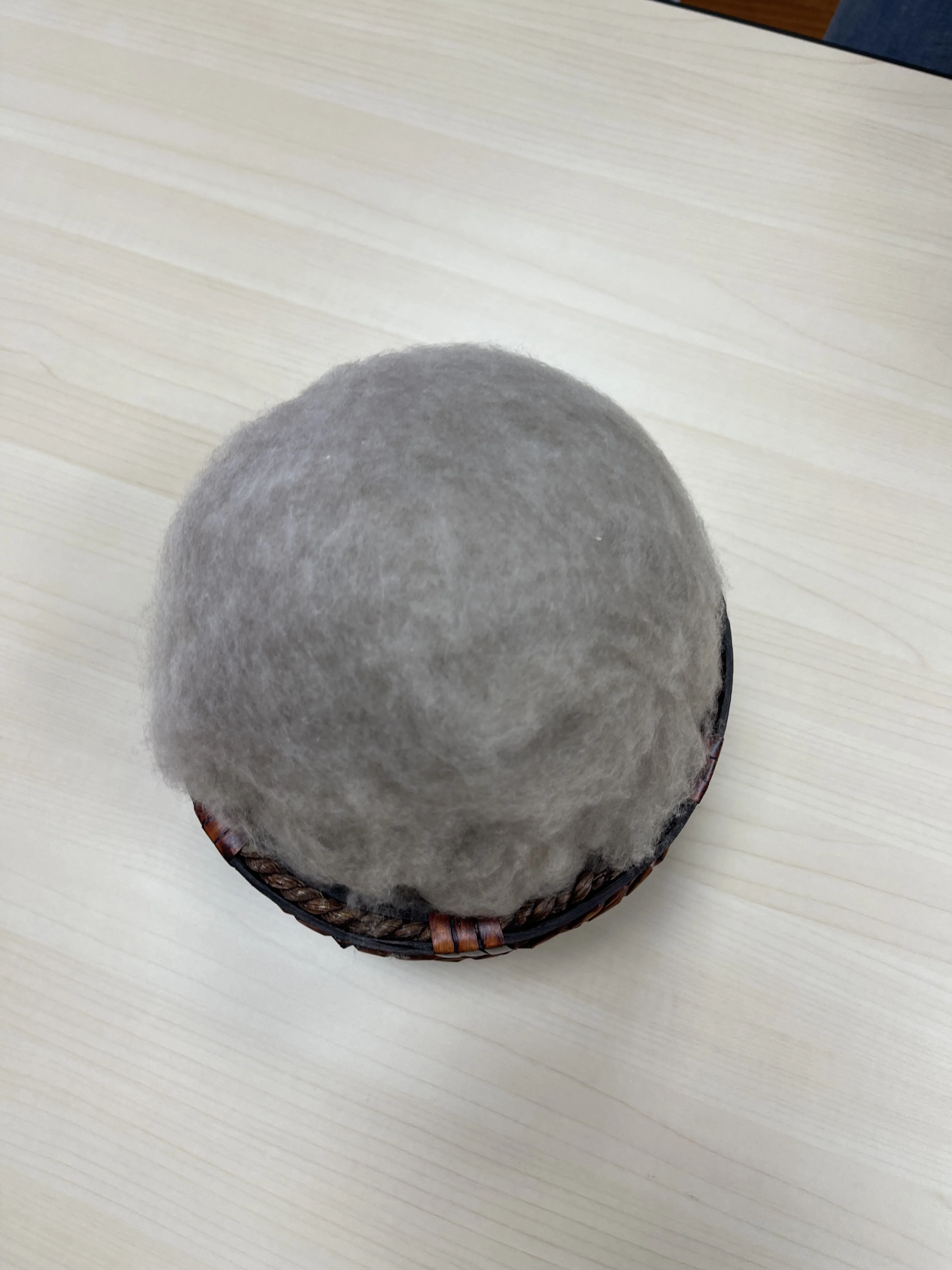 Dehaired Natural White Goat Cashmere fiber16.0-16.5mic /22-38mm