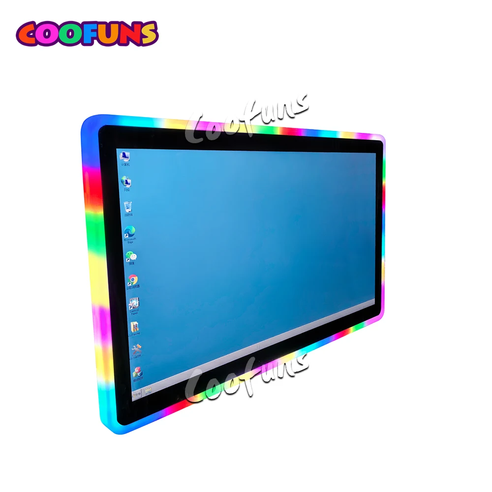 Hot Selling 27 Inch Capacitive 3M RS232 With LED Light Touch Screen Monitor Guangzhou Factory Price For Sale