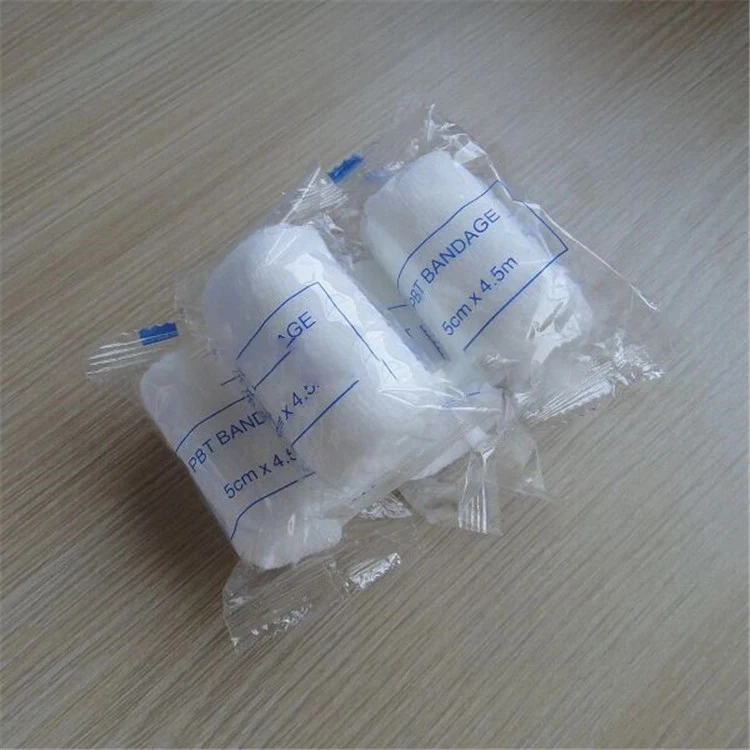 Chinese Manufacture OEM Medical High Absorbency Surgical Sterile  Softness Cotton Gauze PBT Bandage