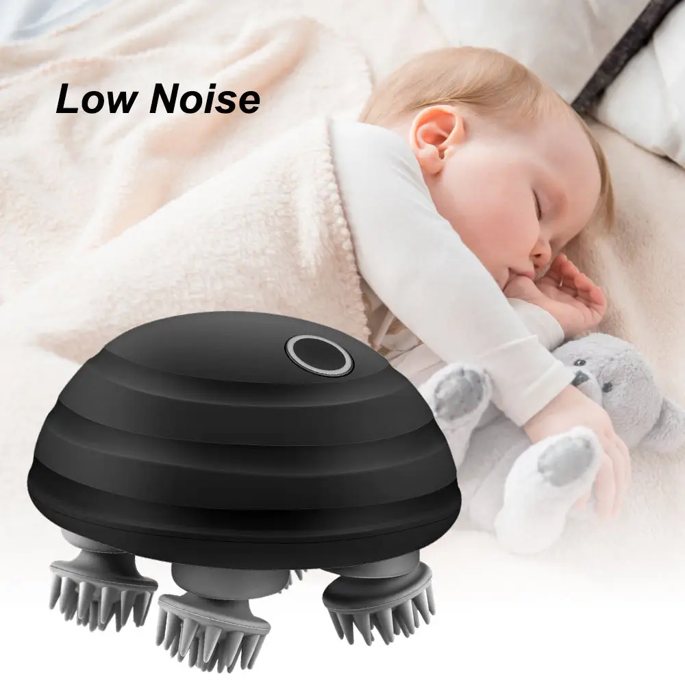 2023 Best Selling Products Electric Portable  Rechargeable Head Massager Electric Scalp Head Massager