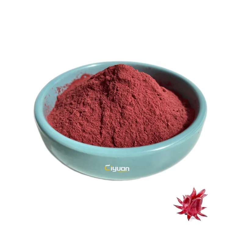 CiYuan Factory Supply 100% Pure Proanthocyanidins Hibiscus Sabdariffa Extract Roselle Extract Powder
