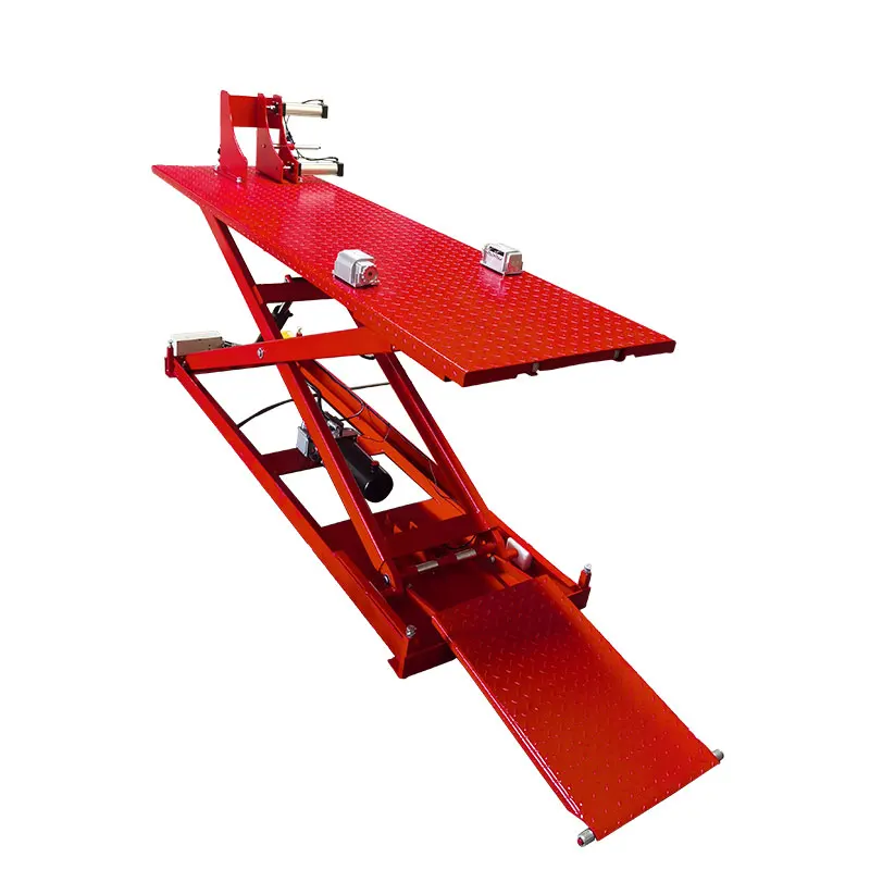 pneumatic motorcycle lift CE approved motorcycle and ATV lift