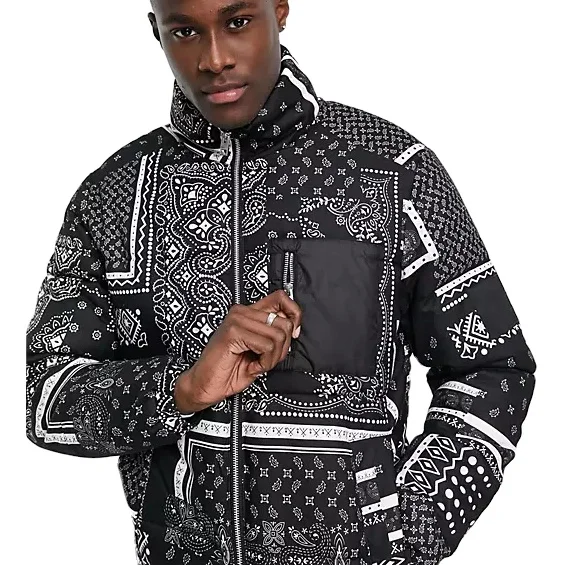 Top quality Custom Adonis Cargo Split Fabric Jacket for men Nylon shelly fabric and polyester
