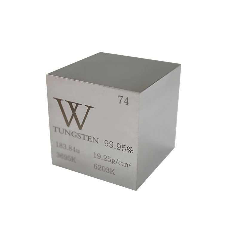 1kg 10kg tungsten/wolfram cube cheap price per kg with polished surface