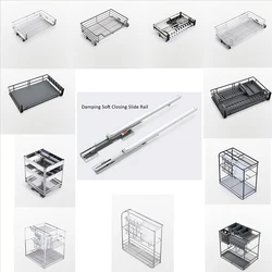 Chrome Sliding Storage Baskets