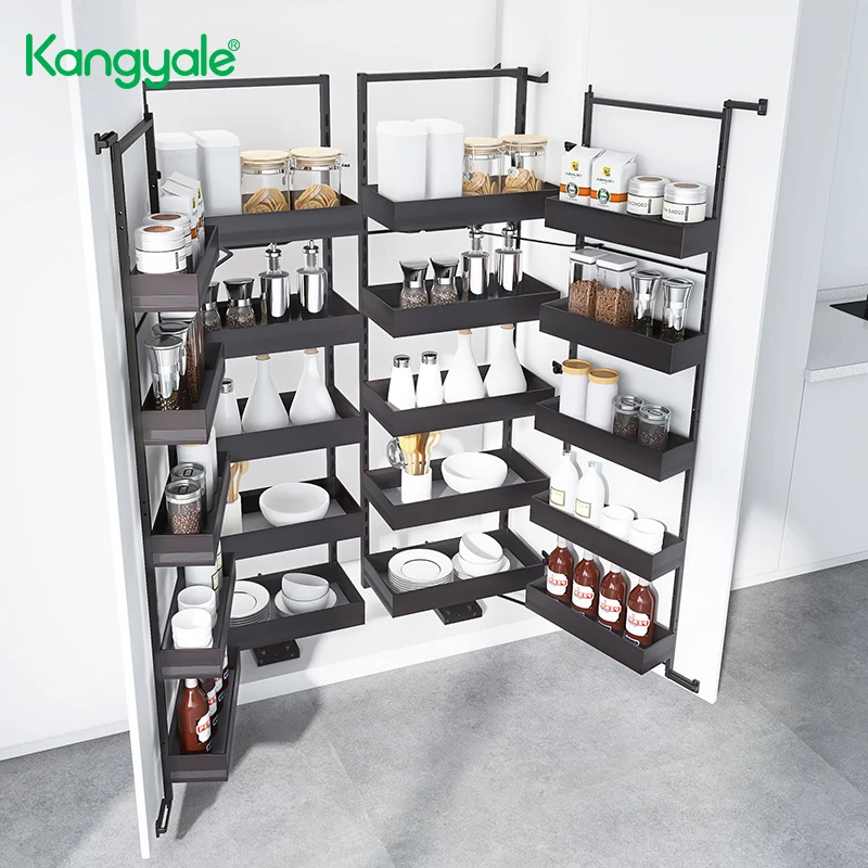 KYL MLK040645A-2 Household metal multifunctional metal storage basket