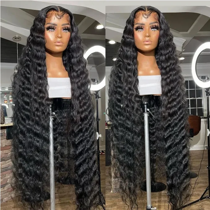 EB Wig Female Medium Dyed Brown Golden Short Hair Wigs Highlight Bob Wig With Bangs for Women