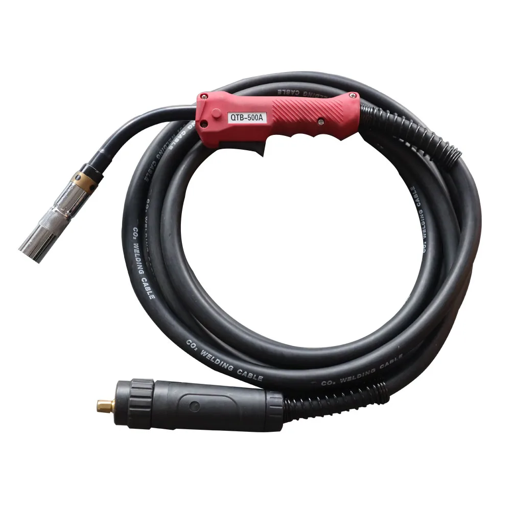 co2 gas welding torch for 500A welding machine with 5 meters long / EU connector welding guns
