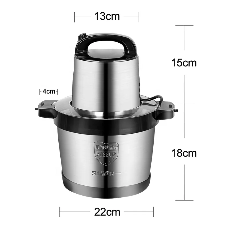  New Advance 6L 1500W Electric Yam Pounding machine meat grinder for