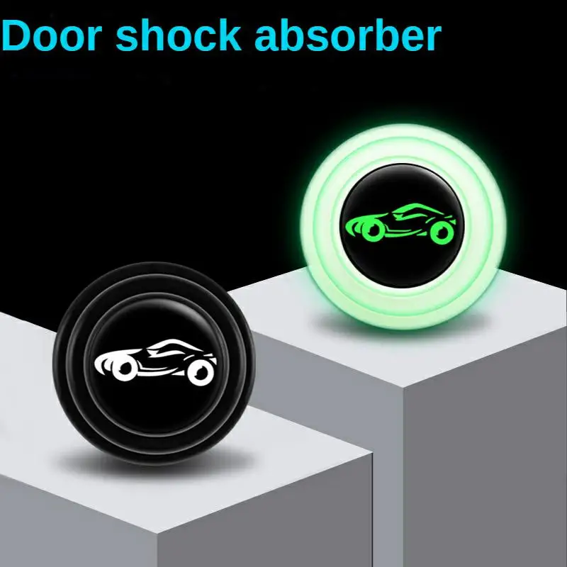 Car shock absorption buffer gasket self-adhesive anti-collision door protection sticker luminous sticker door shock absorber