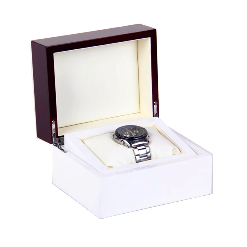Модная деревянная упаковочная коробка с логотипом на заказ для мужских и женских часов, Подарочная коробка для хранения часов, коробка для часов, фабрика