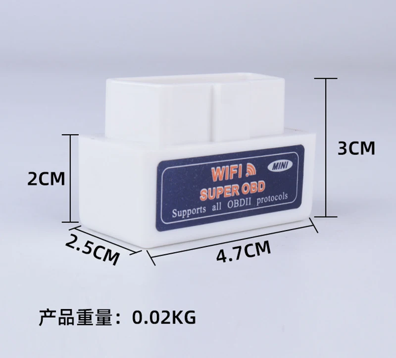 Mini Car code reader, Car scanner Elm327, car obd2, Wifi Version V1.5, car diagnostic tool