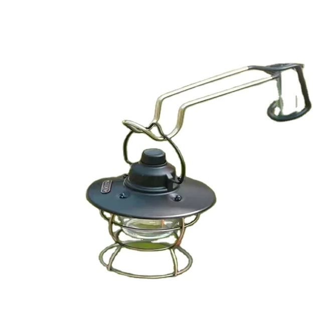 Wholesale Metal Signs Knob Switch USB Charging Port Color temperature 2700k 220 Lumens Camping Vintage Hanging Led Lights