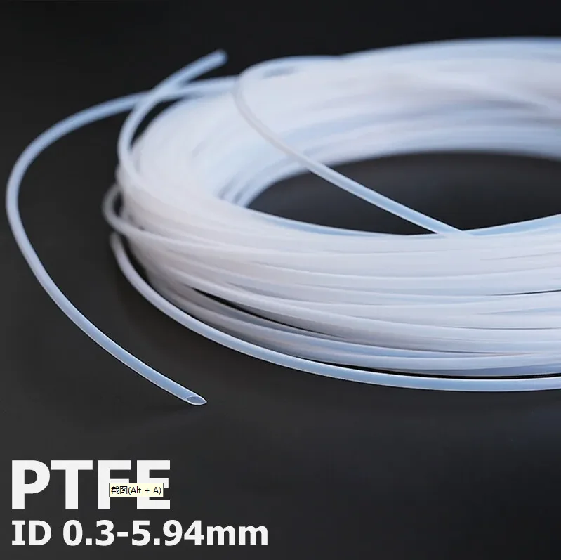 F4 hose Fluoroplastics Tubing ISO13485 Flexible White F4/T-eflon Tubing ultrathin te flon tube Ptfe liner
