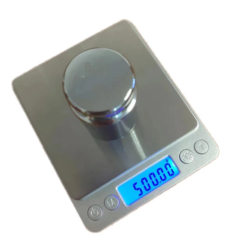 electronic digital smart stainless steel kitchen food weighing scale with bowl for baking and measuring cup 500g  0.01g