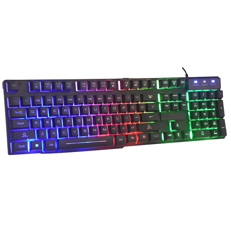Популярный дизайн оптовая продажа проводная игровая клавиатура RGB с
