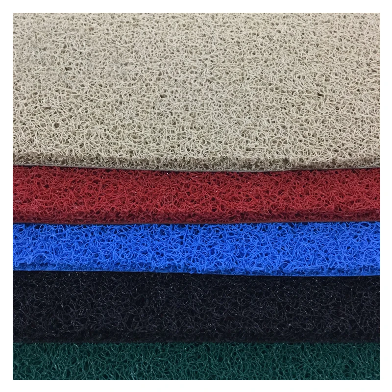 High quality loop design 12mm 15mm 17mm Customize 1.2*12m/roll Vinyl Carpet Anti Skid Noodle Mat Floor Mat with PVC Coil mat