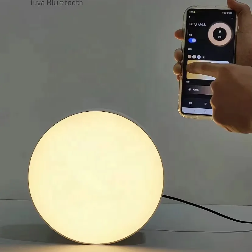 Tuya Zigbee Wifi умное управление круглый потолочный светильник оптовая продажа Заводская поставка дистанционное внутреннее светодиодное освещение