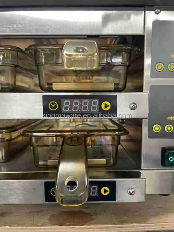 Hamburger fried chicken hot food warm table fried chicken food Oven Machine