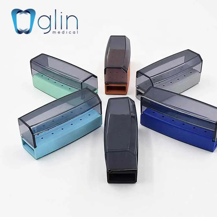 18 Holes Bur Holder sterilization box use for diamond burs