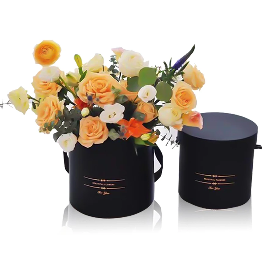 Round Craft large diameter custom printing round tube paper flower cylinder packaging box