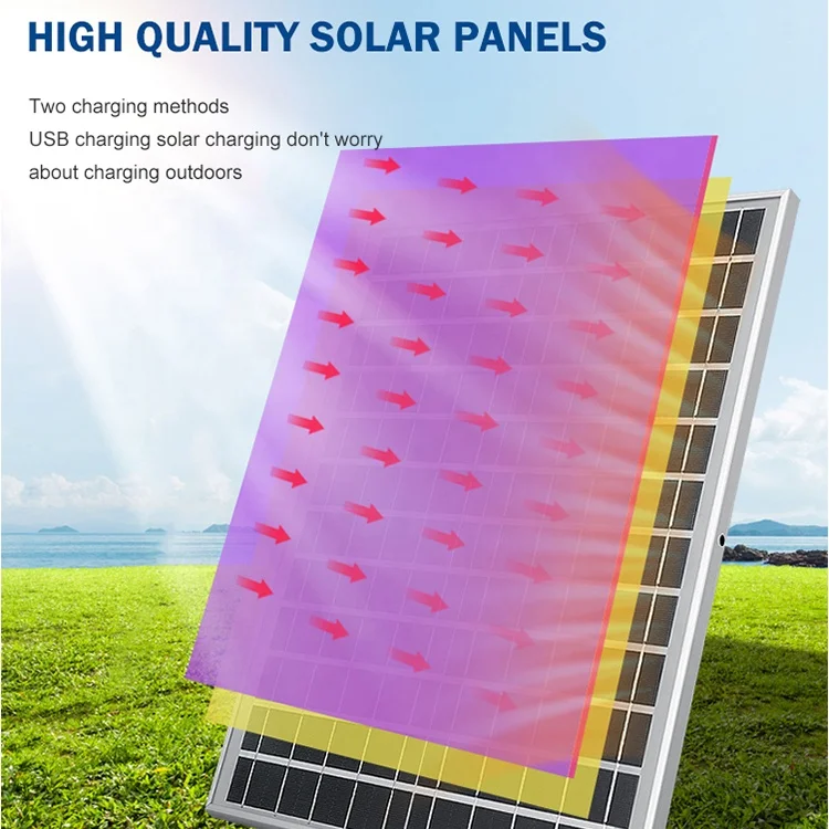 China High Quality Silent Indoor Outdoor Usb Charging Safe Durable 25w Wireless Solar Charging Ventilate Fan