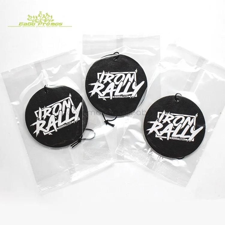 2024 2025 Personalized Design Free Sample Various lasting scents auto paper air freshener / custom car air freshener