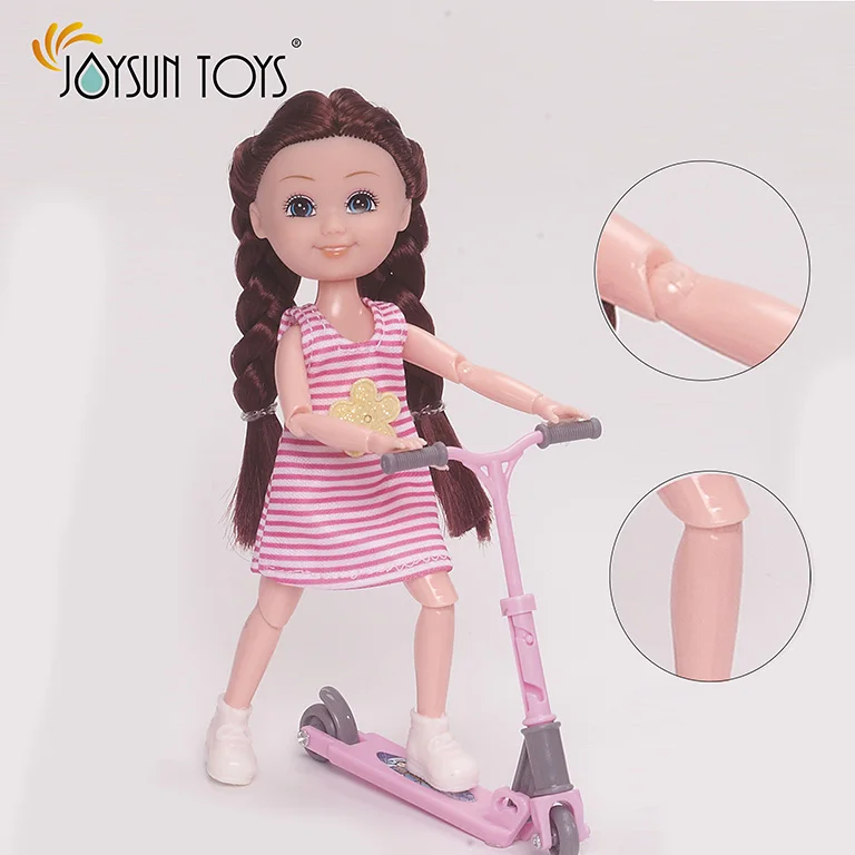 11.5 Inch joint movable doll with cart cat and dog accessories Fashionista Toys Action Figure Toy brinquedos