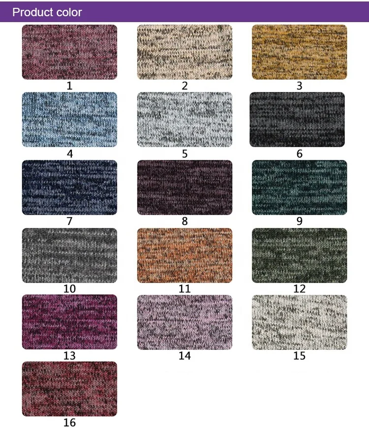 3939# 70%polyester 25%cotton 5%spandex cloud dyed cotton knitted jersey fabric 210g medium weight for skirt short sleeve fashion