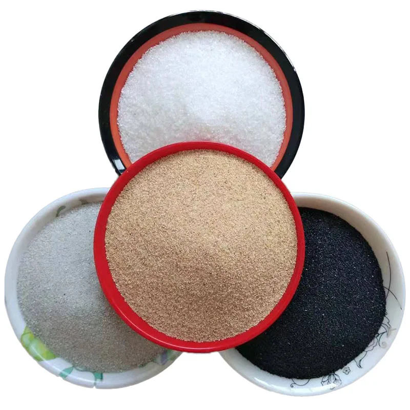 None Pigment Natural Color Sand For Stone Coated Roof Tile And PC Brick Color Sand For Concrete Construction