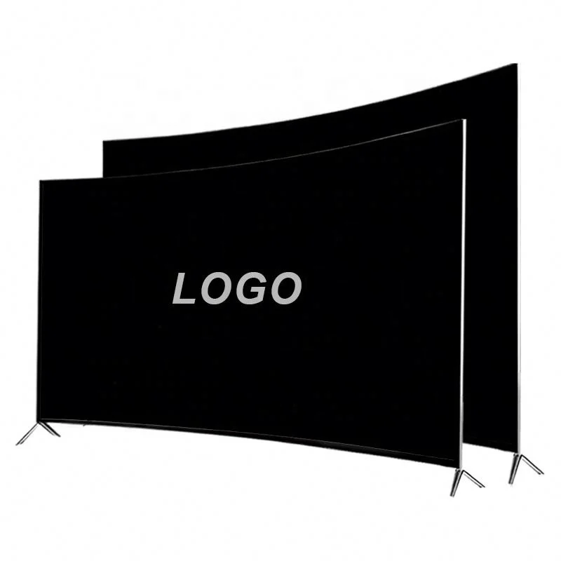 Factory OEM LED Television 4K 75 inch Curved Smart TV 4K Big Screen Ultra HD 75 inch TV