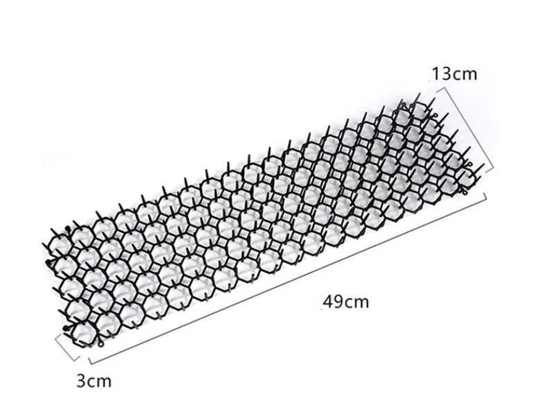 Wholesales Protect Garden Plant Anti Cat Dog Bird Repellent Spikes Mat Freely Spliced Anti-Cat Prickle Mat
