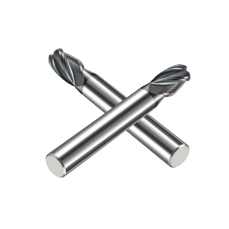 Endmill Manufacturer Cnc Tools Carbide End Mill Tungsten Steel Ball End Milling Cutter For CNC Cutting Tool