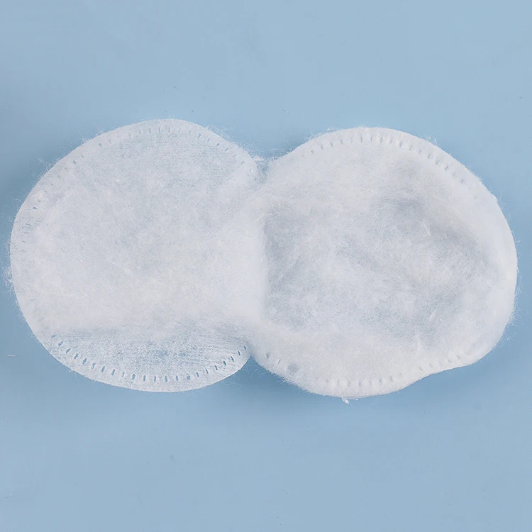 Factory OEM Wholesale Remover Makeup Cotton Face Pad Natural Cotton Round Disposable Cotton Pad