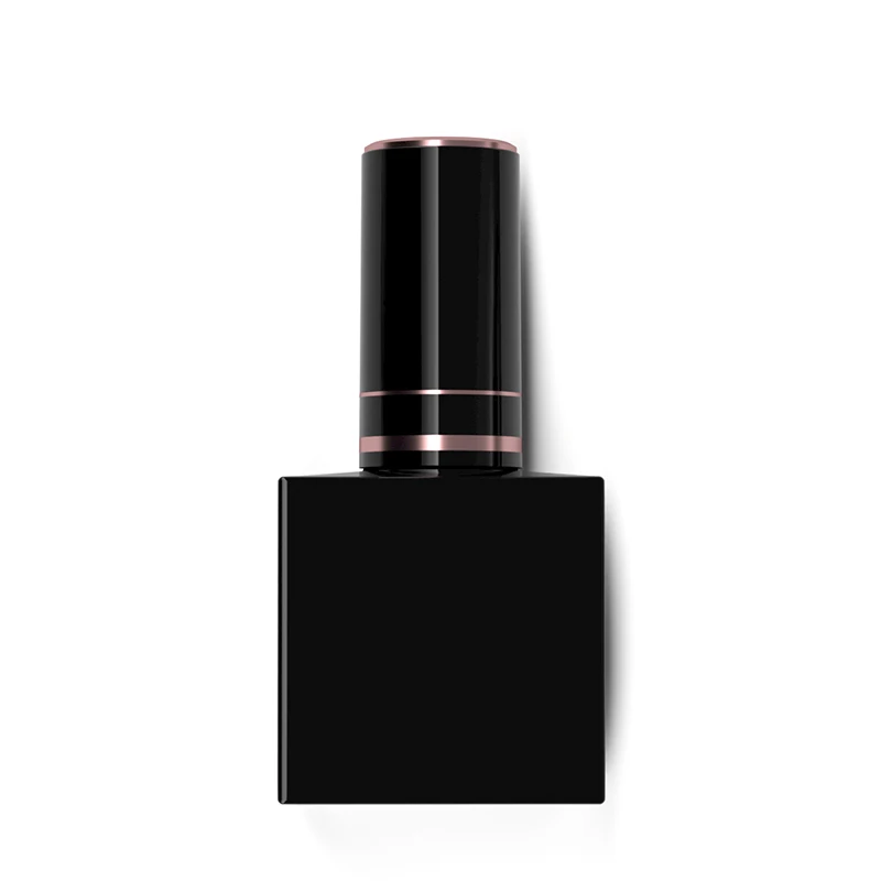 18ml wholesale private label nail art uv gel bottle square empty nail polish glass bottles