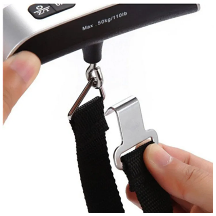 Automatical Mini Portable Handheld LCD Display Luggage Scale Custom Logo Wholesale Hanging Scale for Travel