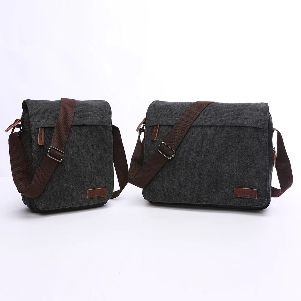 ZUOLUNDUO wholesale canvas messenger sling bag spot messenger bag for man