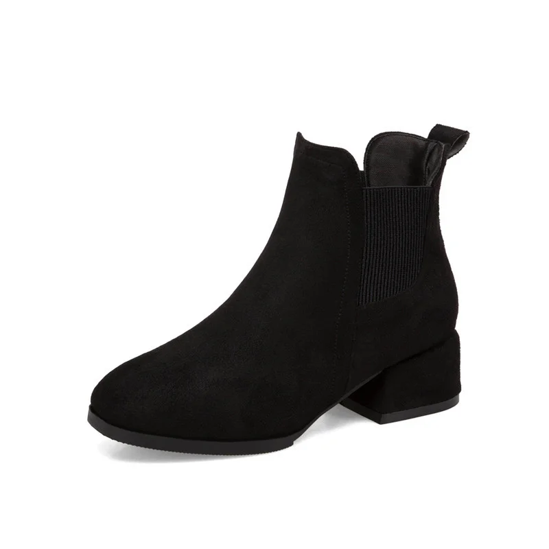 Size35-43 Suede womens boots Q7