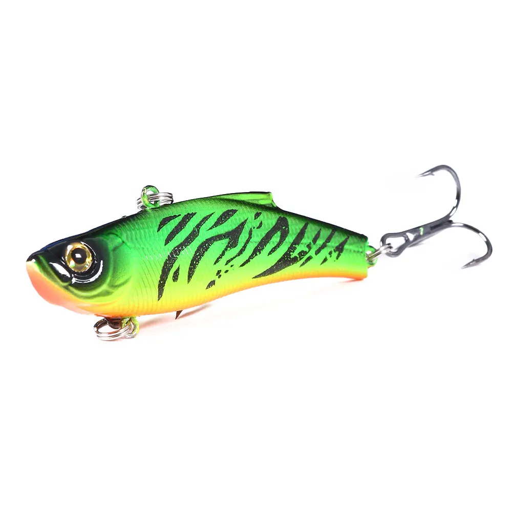 7CM 18G 6 Hard Plastic VI Fishing Lure Artificial Hard Bait