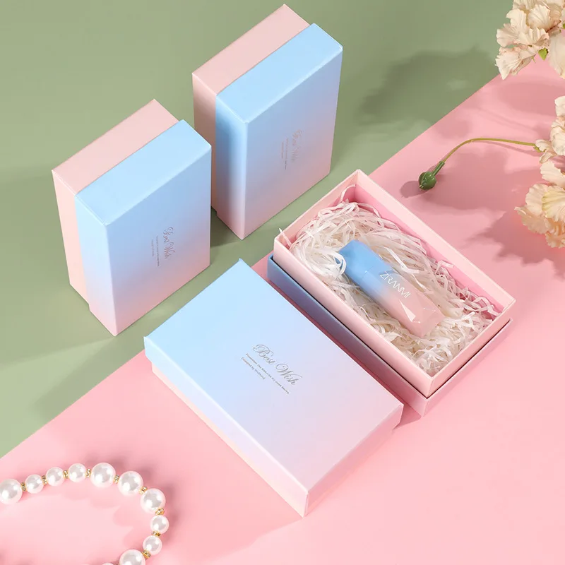 Biodegradable Specialty Lip Rouge Paper Packaging Box Elegant Custom Printing Logo Color Lip Gloss Lipstick Empty Gift Box