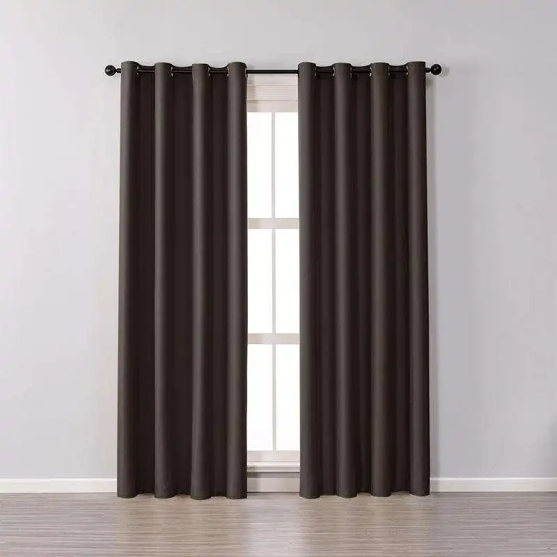 Innermor Solid Window Drapes Energy Saving Grommet Curtains, Room Darkening Curtains for Kids Room
