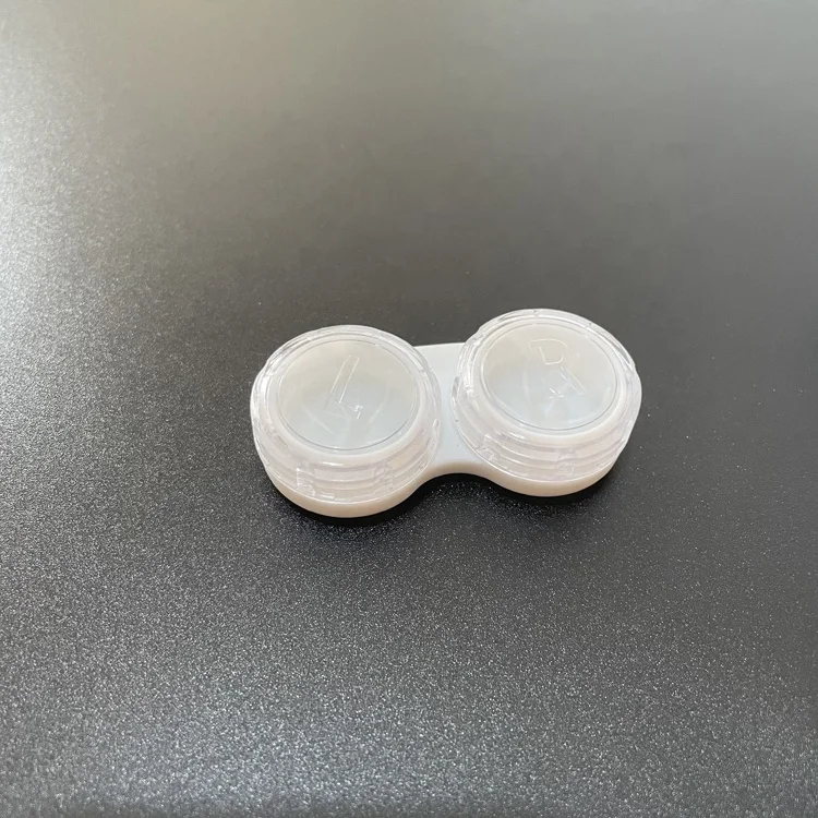 Candy Crystal  Transparent Green Contact lens containers Pink  Contact Lens Cases  CL-K013