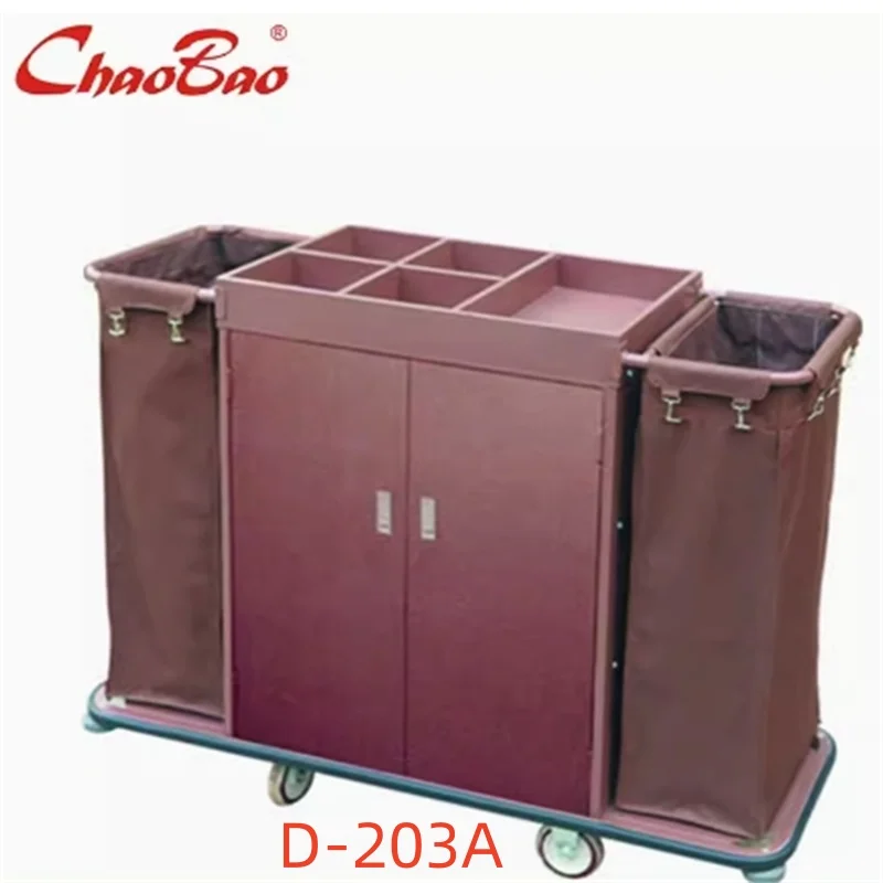 CHAOBAO D-020 D-203 пластиковая тележка для обслуживания номеров уборка Ресторан уборка отеля ручная тележка