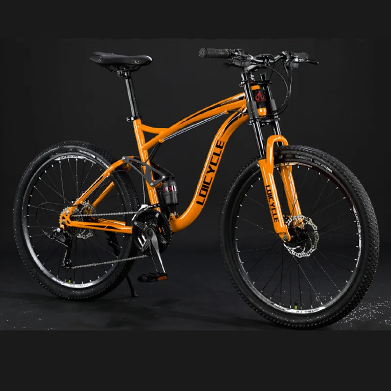 Loicycle Hot Selling Mountain Bike 18/21/24/27 Speed Custom High carbon steel full shock absorber MTB Bicycles