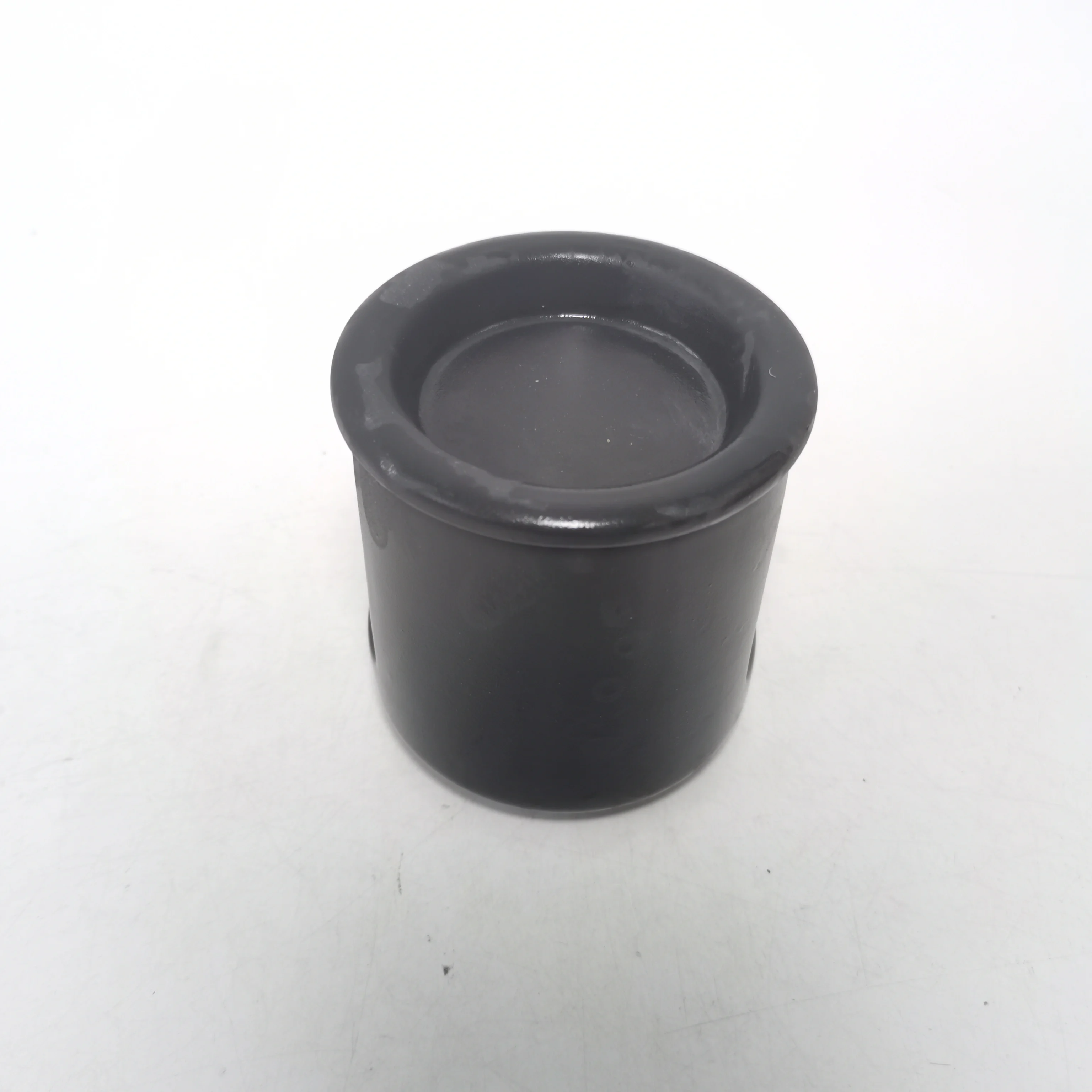 Custom black elegance matte Ceramic wax melter Aromatherapy oil burner stove Desktop decoration heater